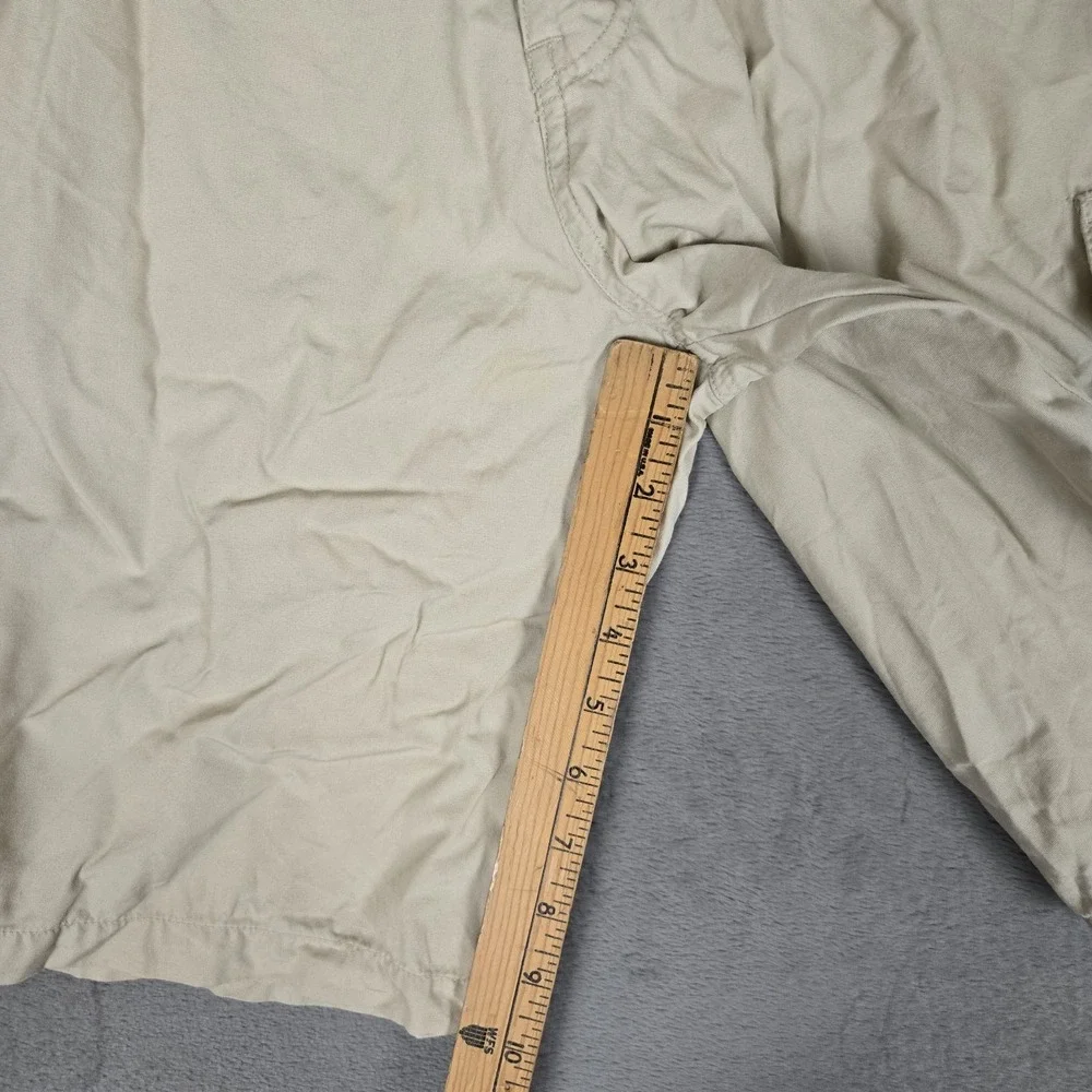 VTG Banana Republic Cargo Shorts Men 35 Safari Travel Outback Photographer Beige